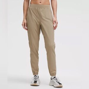 Lululemon relaxed high rise jogger sheer oak size 14